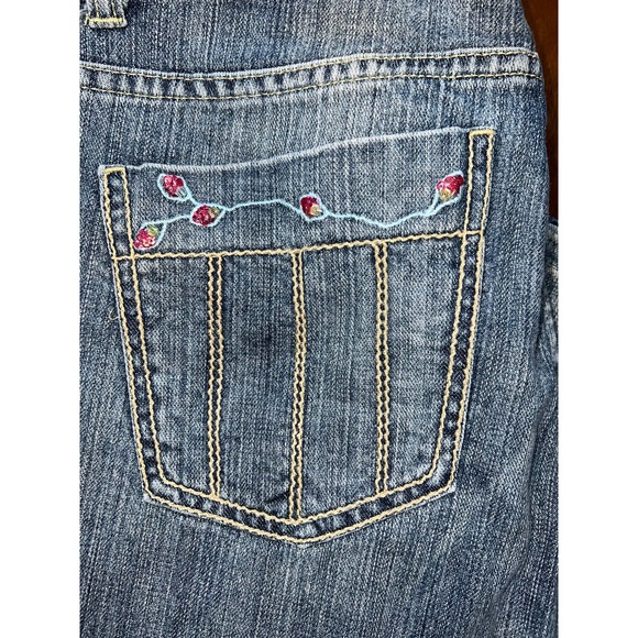 Tommy Hilfiger Vintage denim capris with sequin pocket embellishments size 12 - Picture 4 of 6